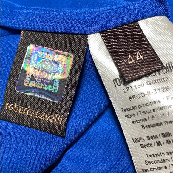 Roberto Cavalli Halter Dress with V Neckline - Picture 5 of 5